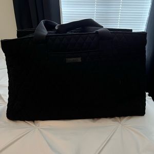 Vera Bradley black travel bag